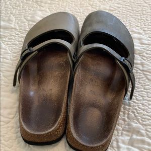 Birkenstock Birkis slip on Mary Janes Loden color